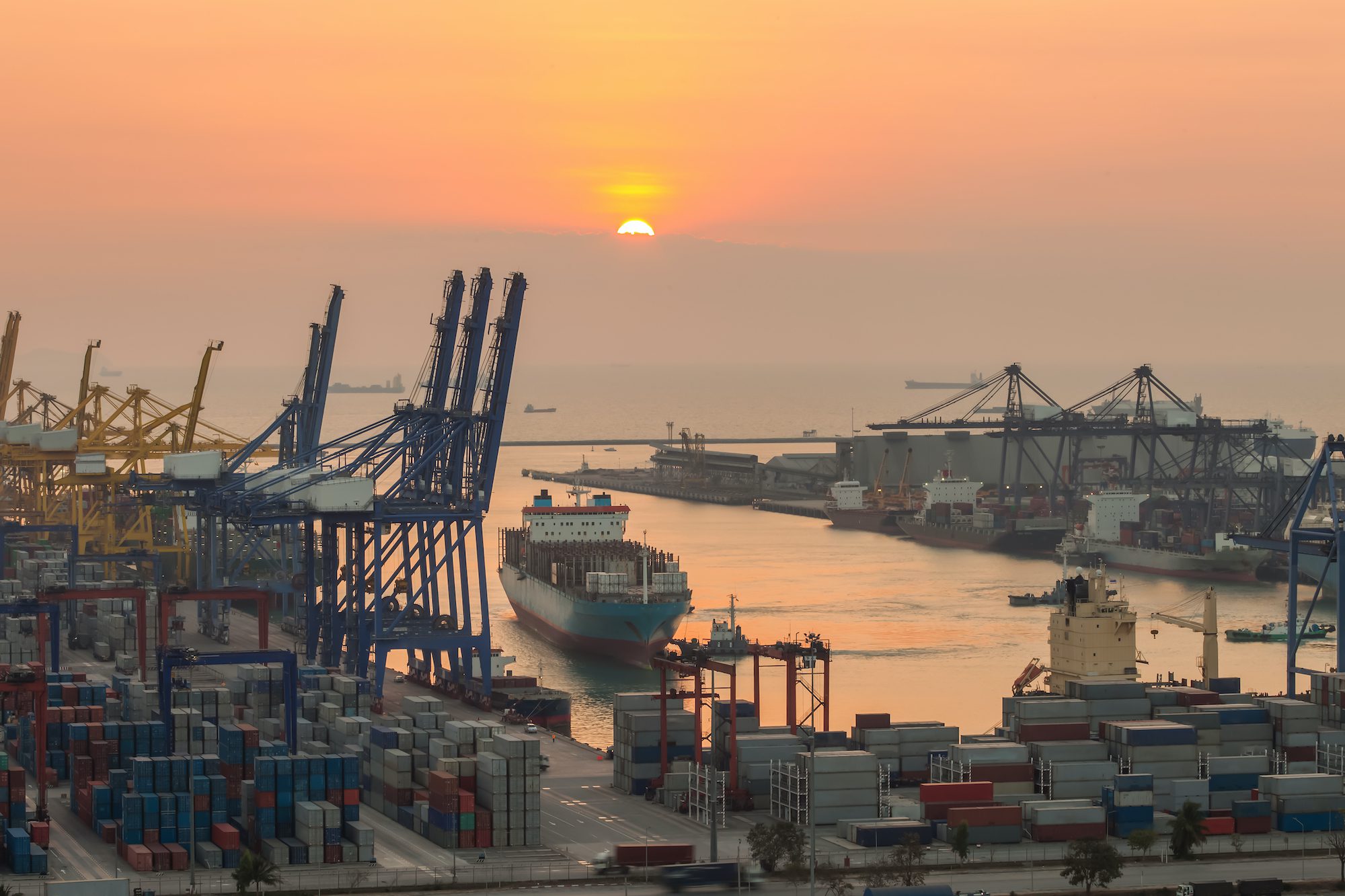 Port de Rotterdam.