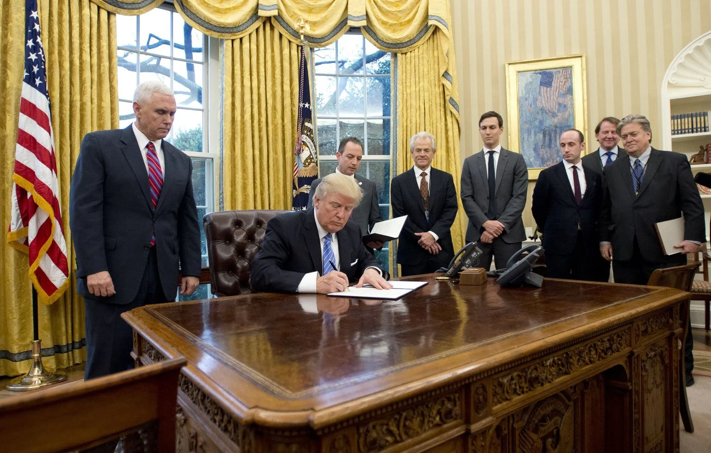 Donald Trump signe un décret