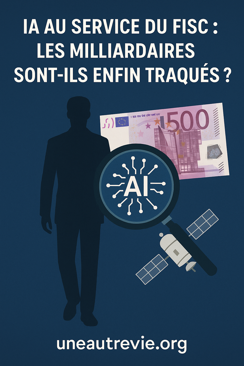 une silhouette d'homme en costard floutée au scanner d'aéroport, un billet de 500 € traqué par une IA, ou encore un yacht analysé par satellite