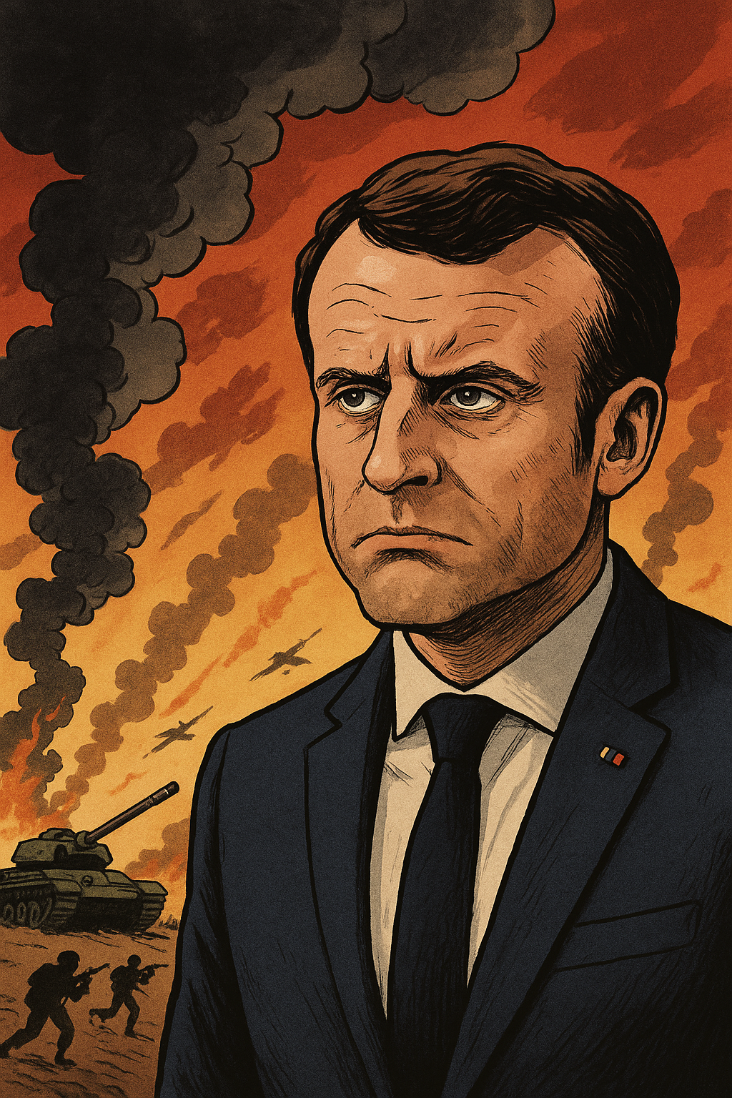 Macron la tentation guerrière